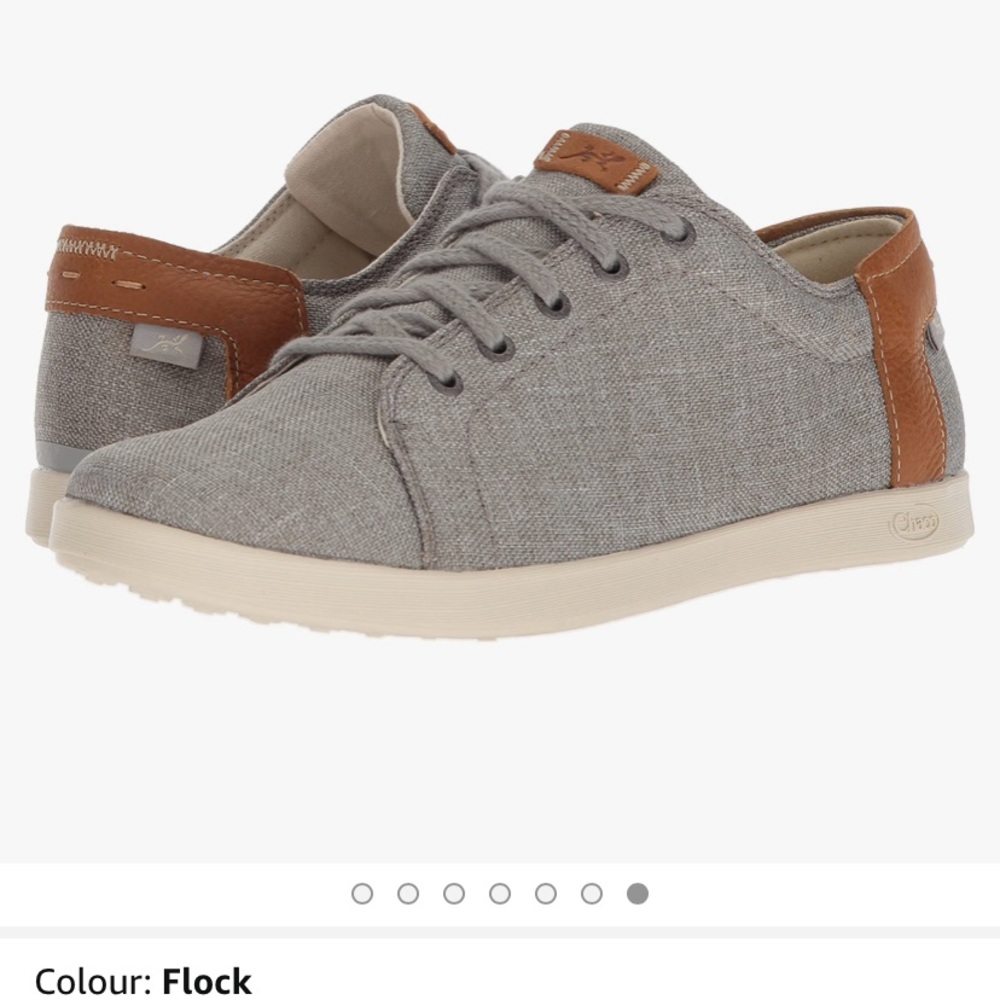 Chaco Ionia Lace Up Denim Canvas Sneakers